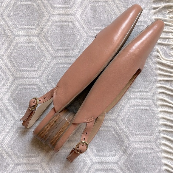 Trotters Holly Ballet Flats Slingback | Blush Leather | Size 8.5N (Narrow) - Picture 6 of 13
